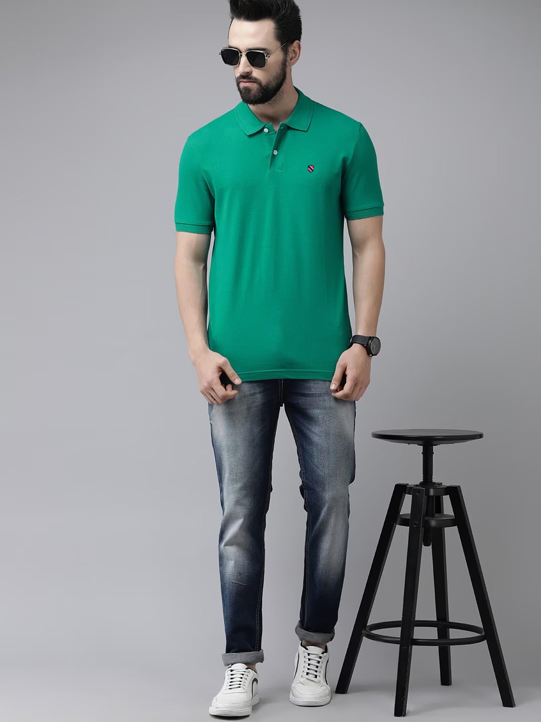 GarbGlide Men's Printed Polo T-Shirt - Image 5