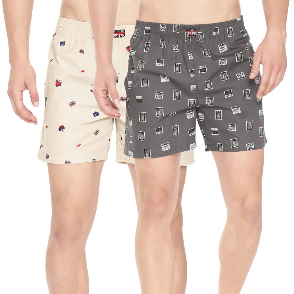 Pepe Jeans Men's Printed Boxer Shorts
