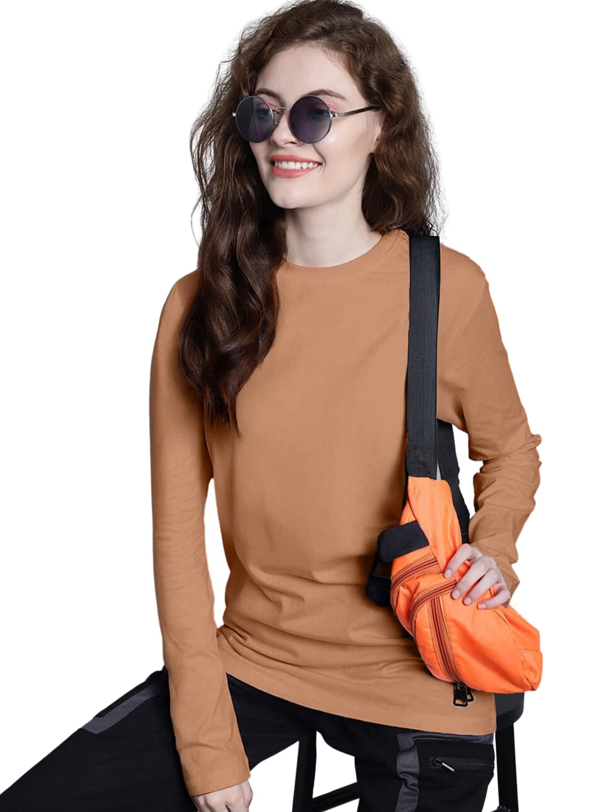 JUNEBERRY Cotton Round Neck T-Shirt for Women & Girls - Image 2