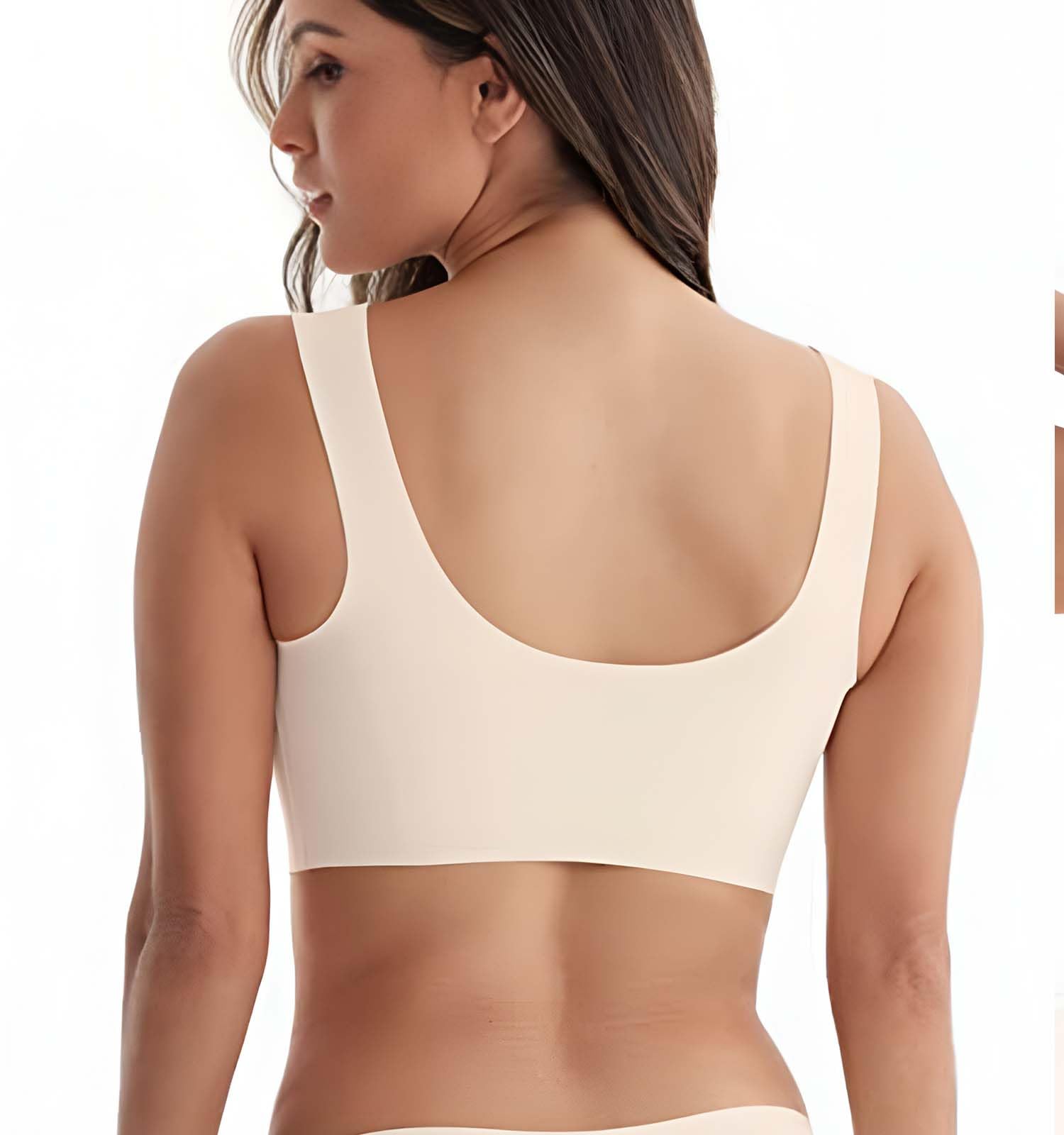 DClub Seamless Bra for Women - Beige Wireless - Image 2