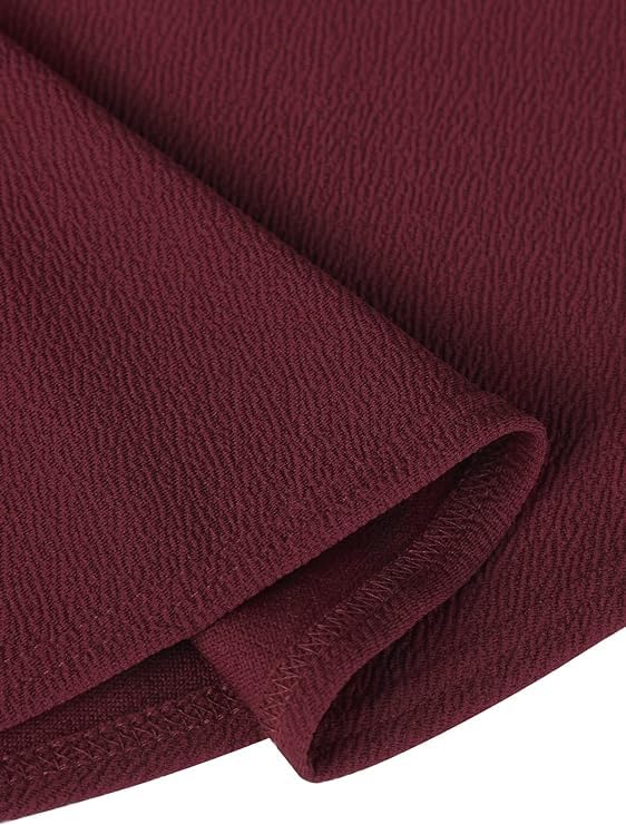 ALYNE Maroon Flared Skater Skirt for Women - Image 4