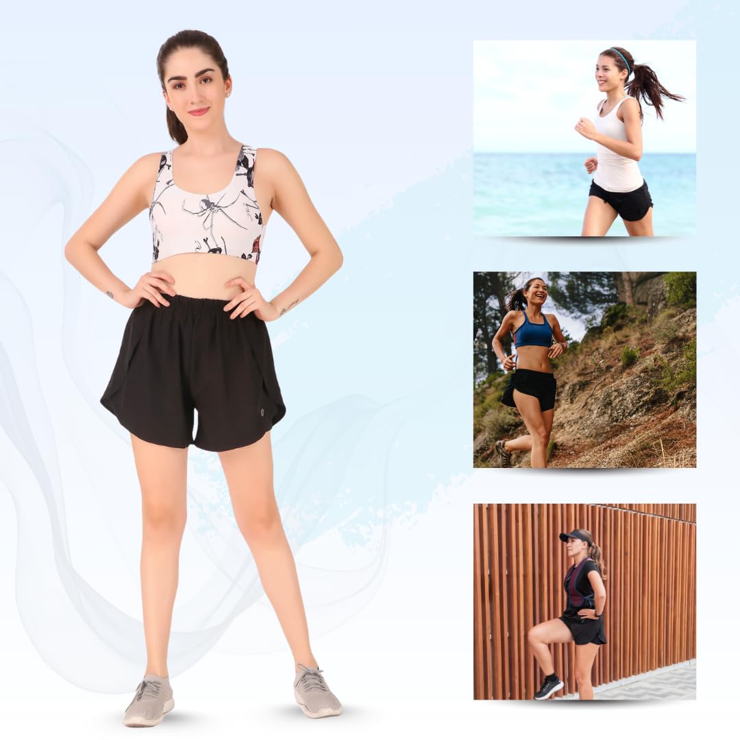 Oysters Women's Running Skirt Shorts - Black - Image 5