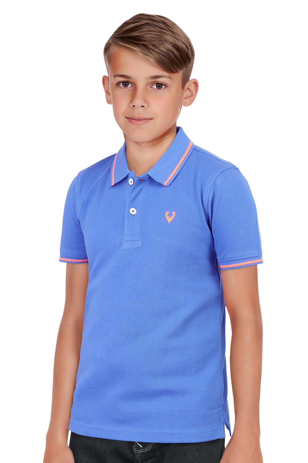 Allen Solly Junior Boys Blue Polo T-Shirt - Image 3
