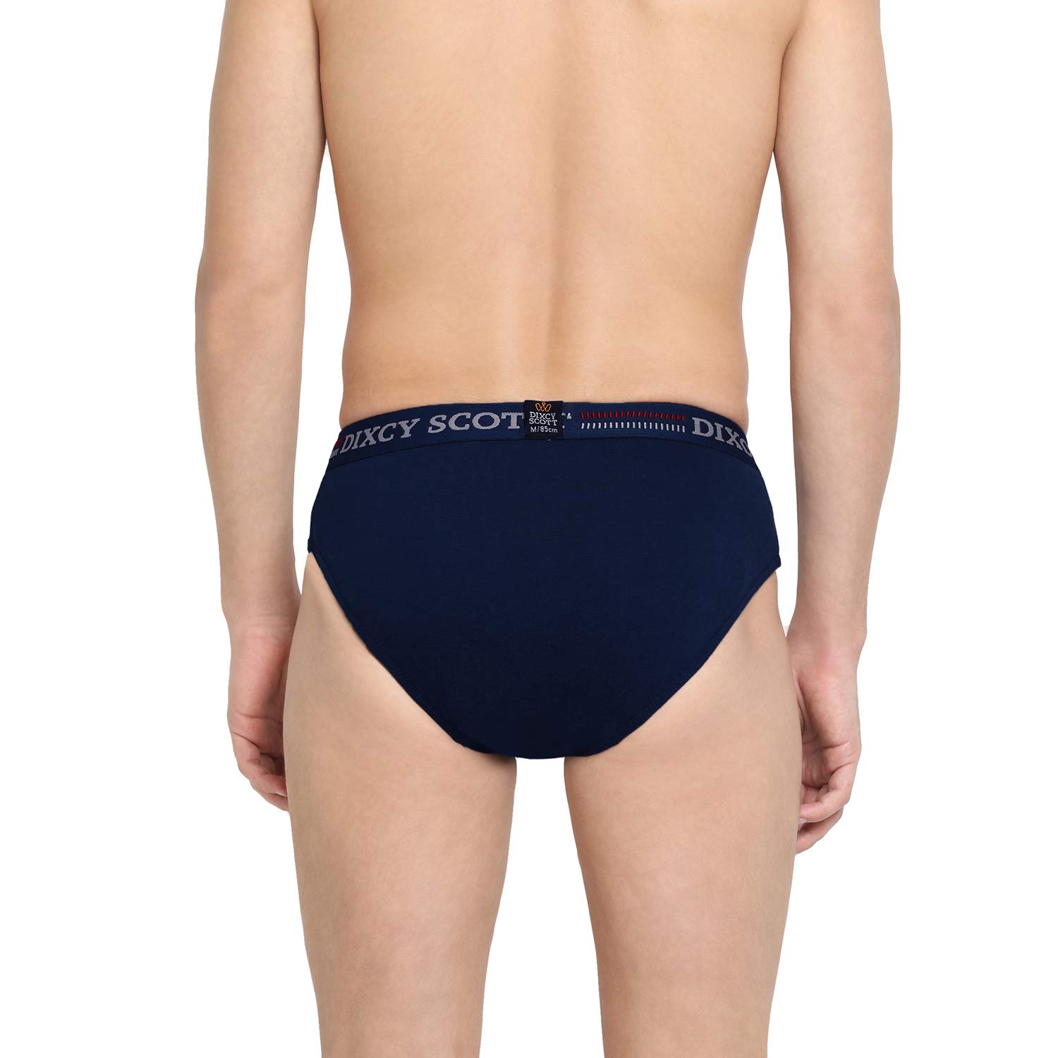 Dixcy Scott Men's Cotton Briefs - Navy Grey - Image 4