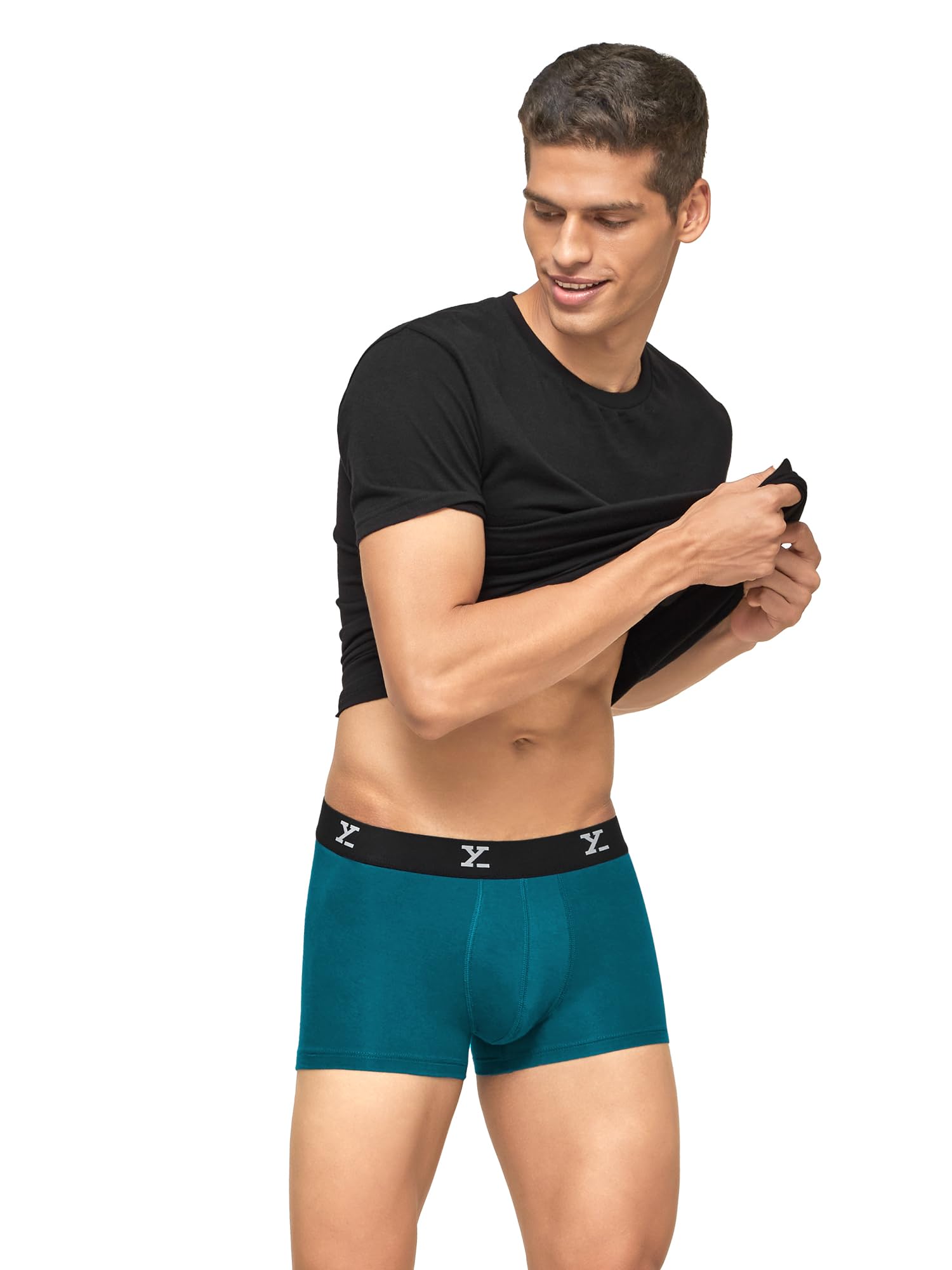 XYXX Men's Modal Trunks - Deep Sea Blue - Image 3