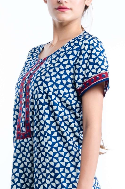 NIHSAMAH Cotton Nighty for Women - Image 5