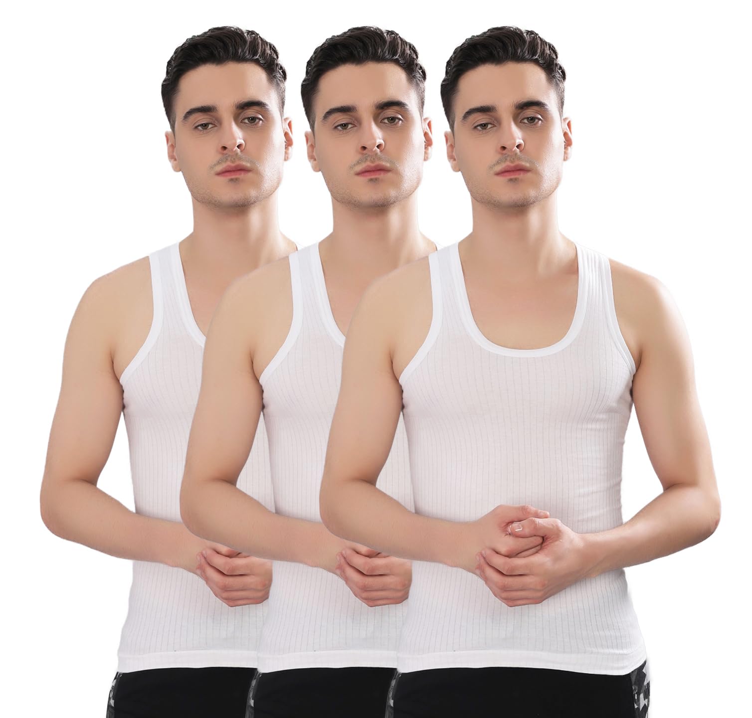 Dollar Men White Vest