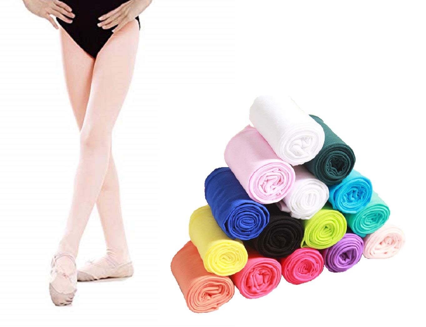 Ballet Dance Tights for Kids - Flesh Pink