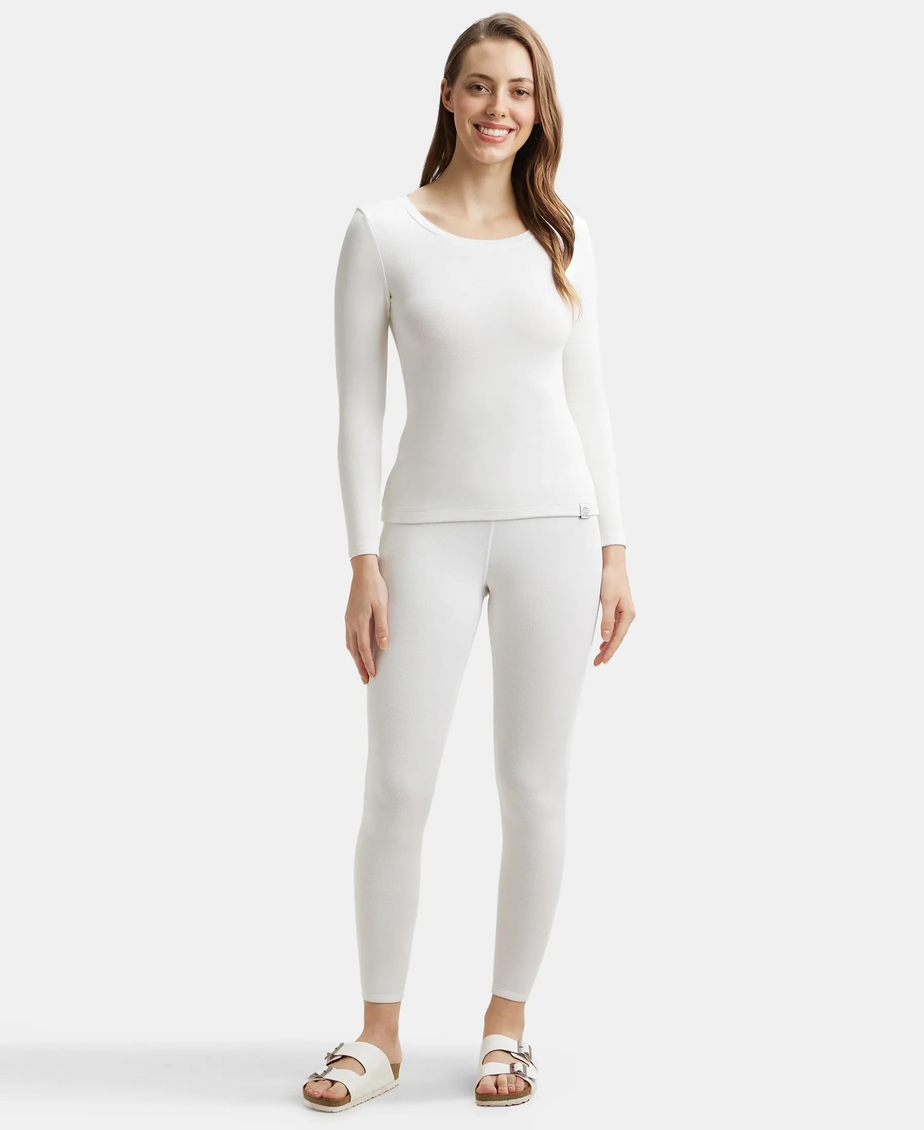 Jockey Women's Soft Touch Thermal Top - White - Image 4