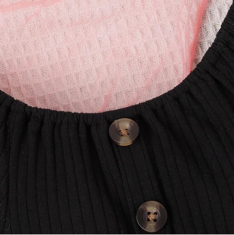 TAGAS Baby Girl Net A-Line Dress - Pink - Image 4