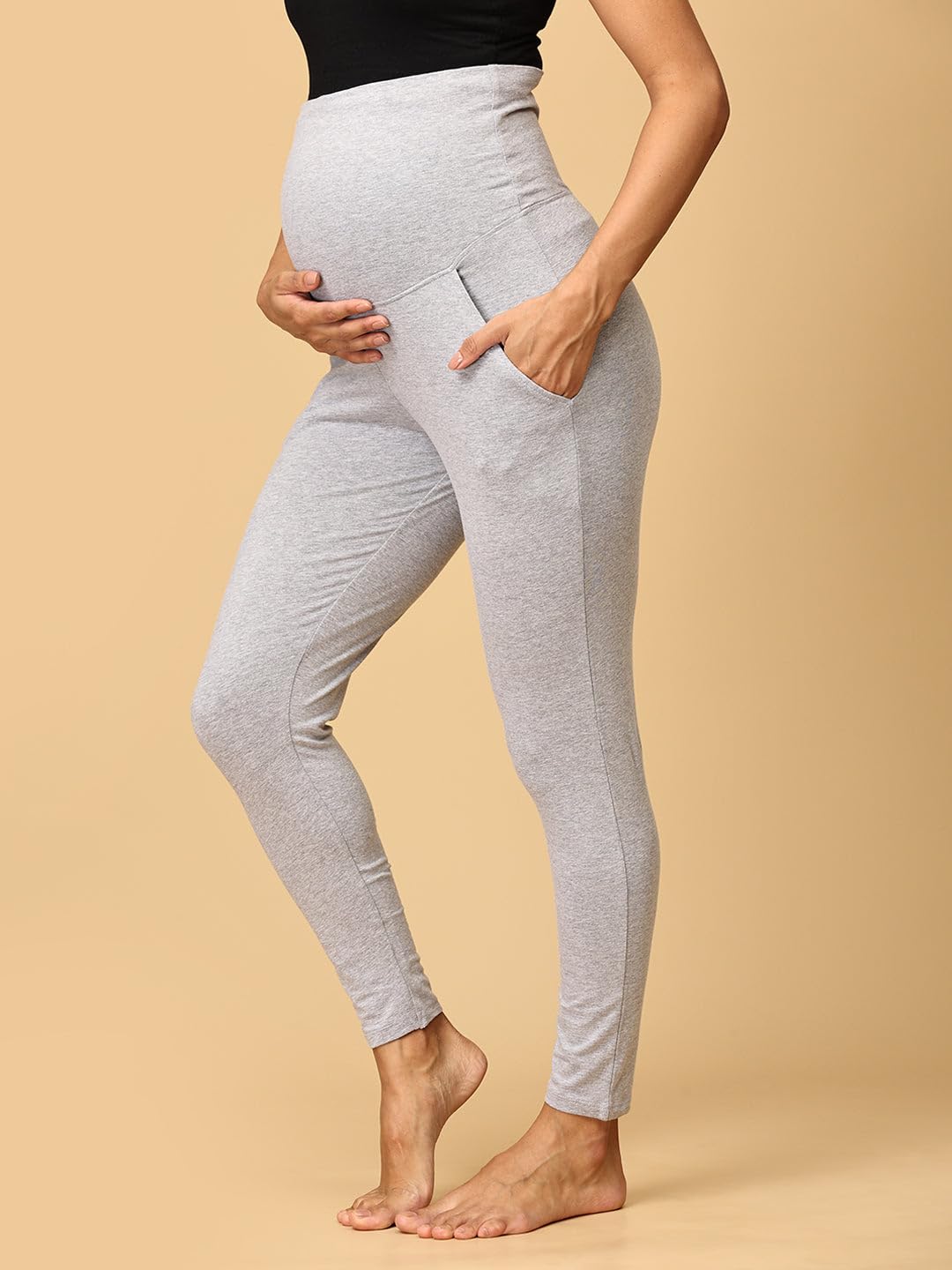 The Mom Store Maternity Leggings for Women - Image 4