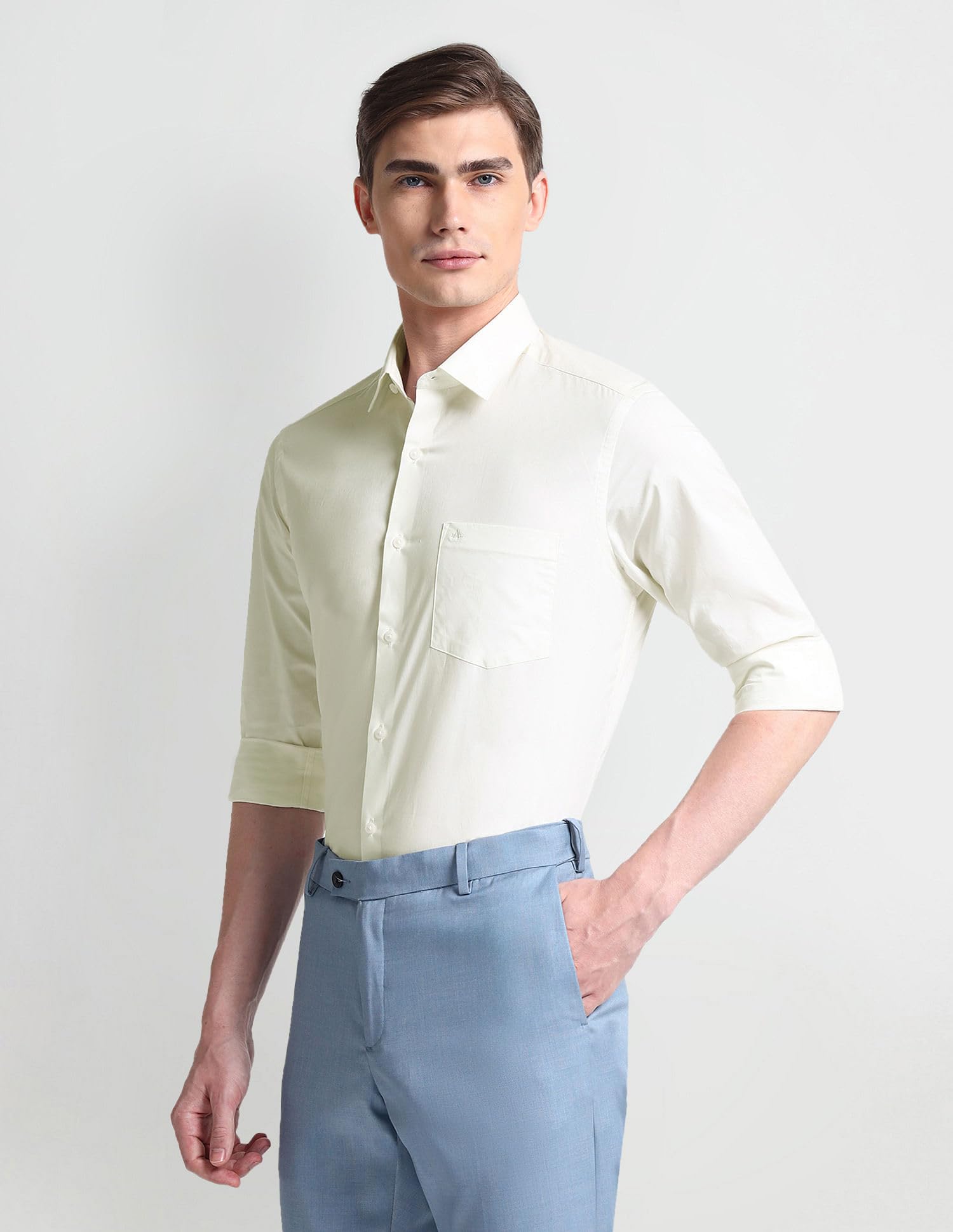 Arrow Men's Shirt - White Cutaway Collar - Image 5