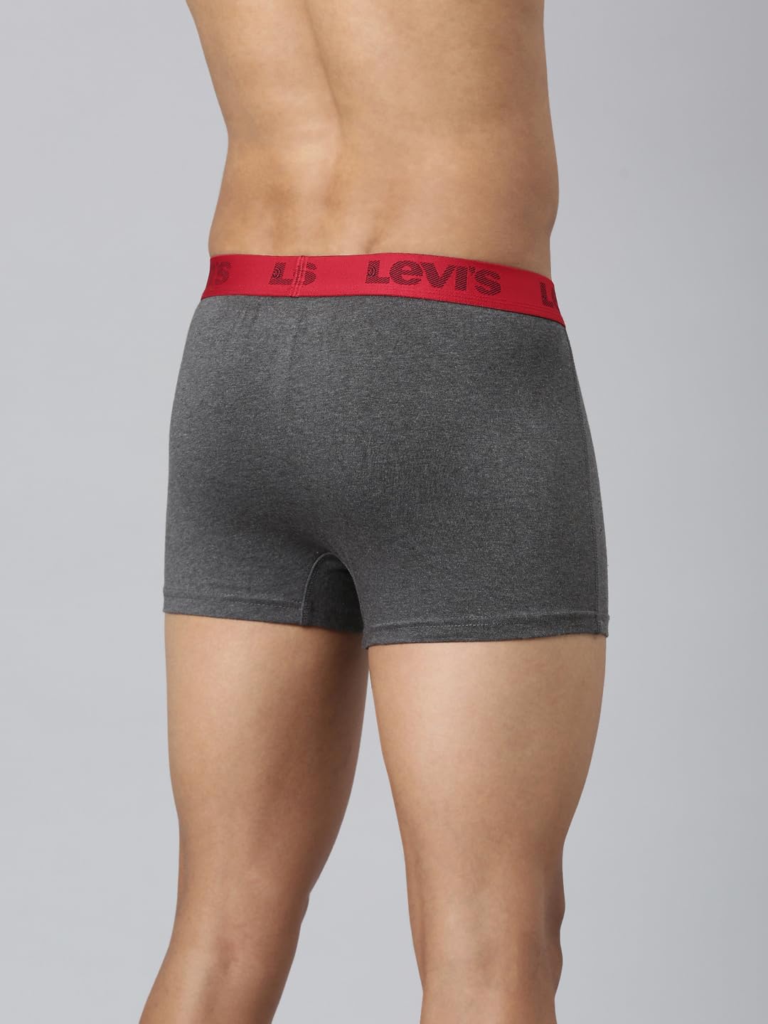 Levi's Men's Cotton Trunks - Dark Grey - Image 2