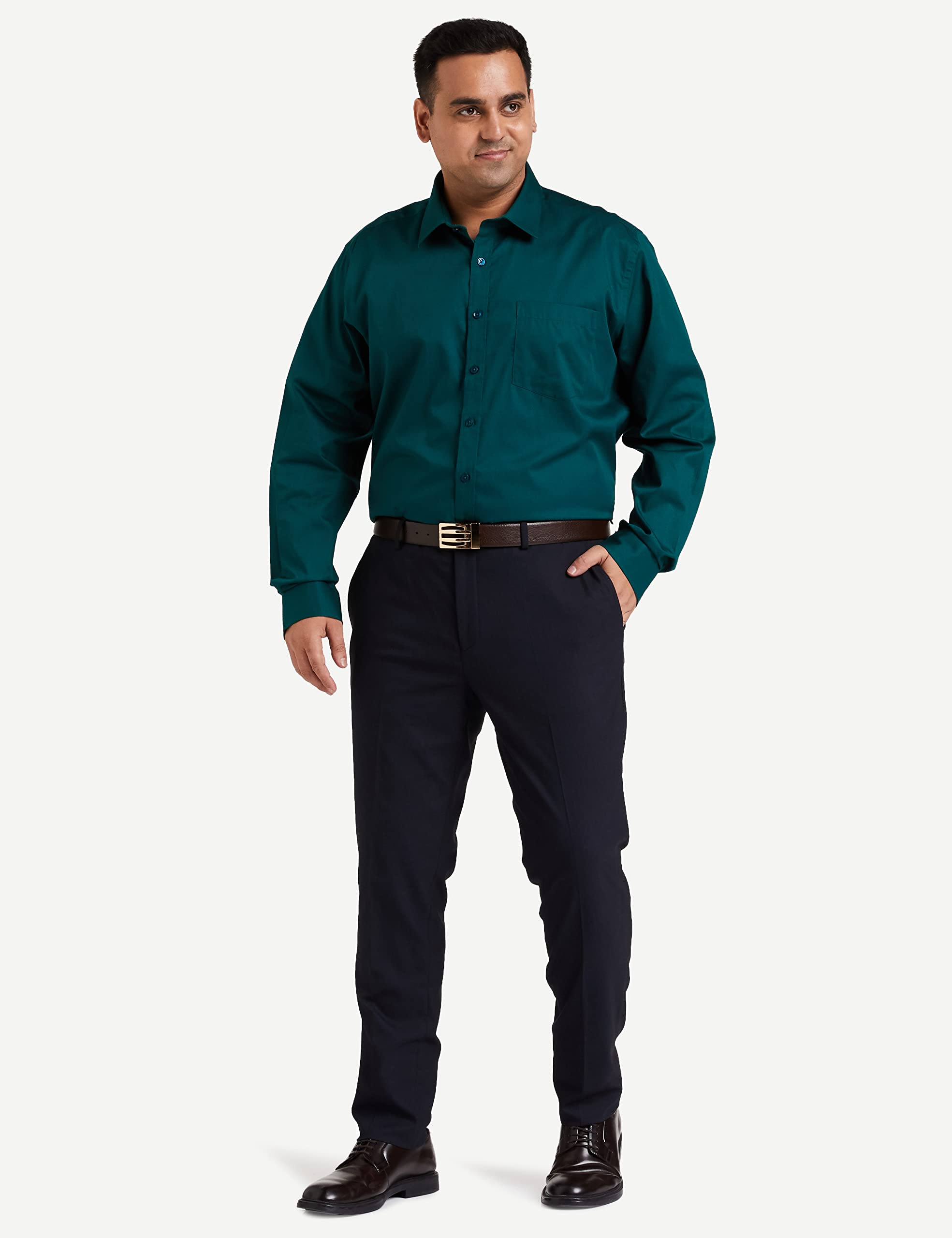 Symbol Men Formal Shirt - Grey - Image 5