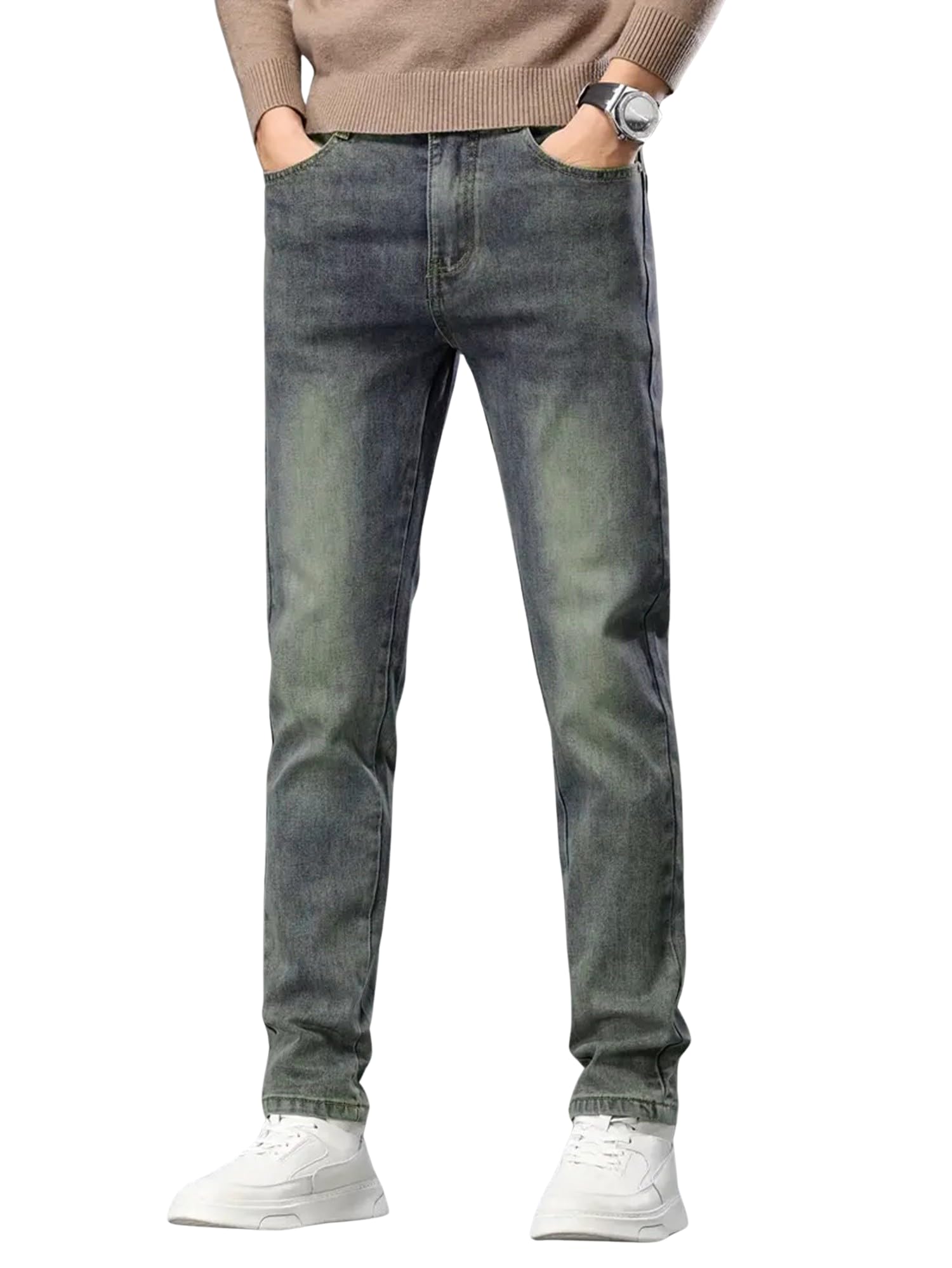 GarbGlide Men Jeans - Green
