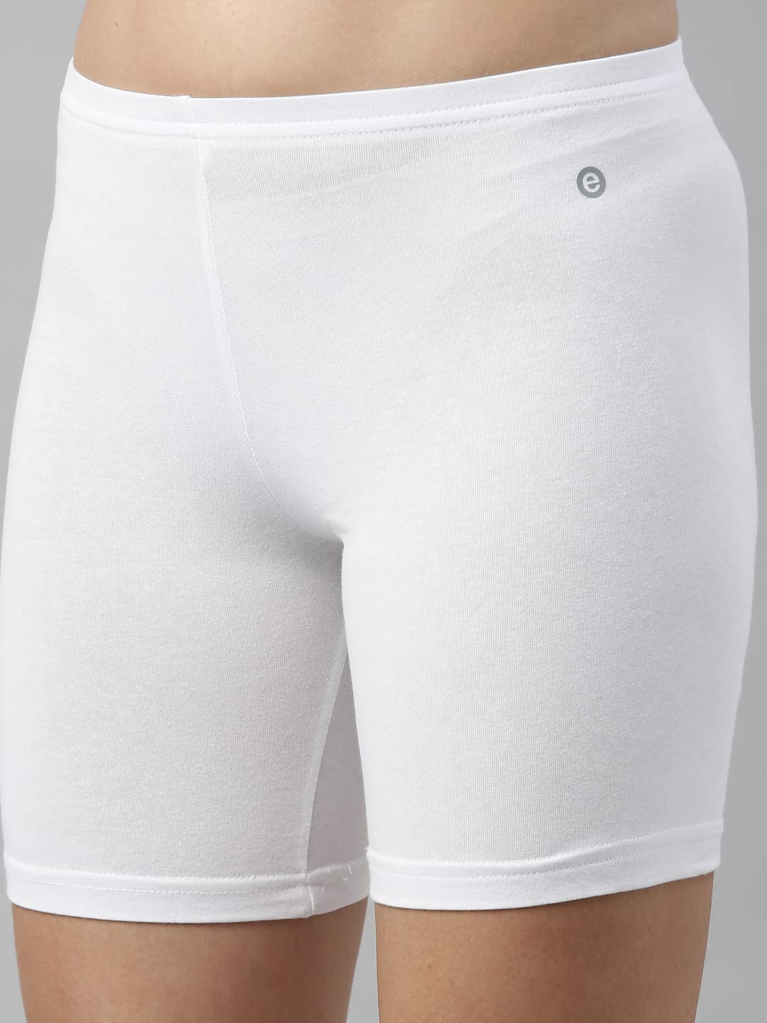 Enamor Women's White Cotton Shorts - Image 5