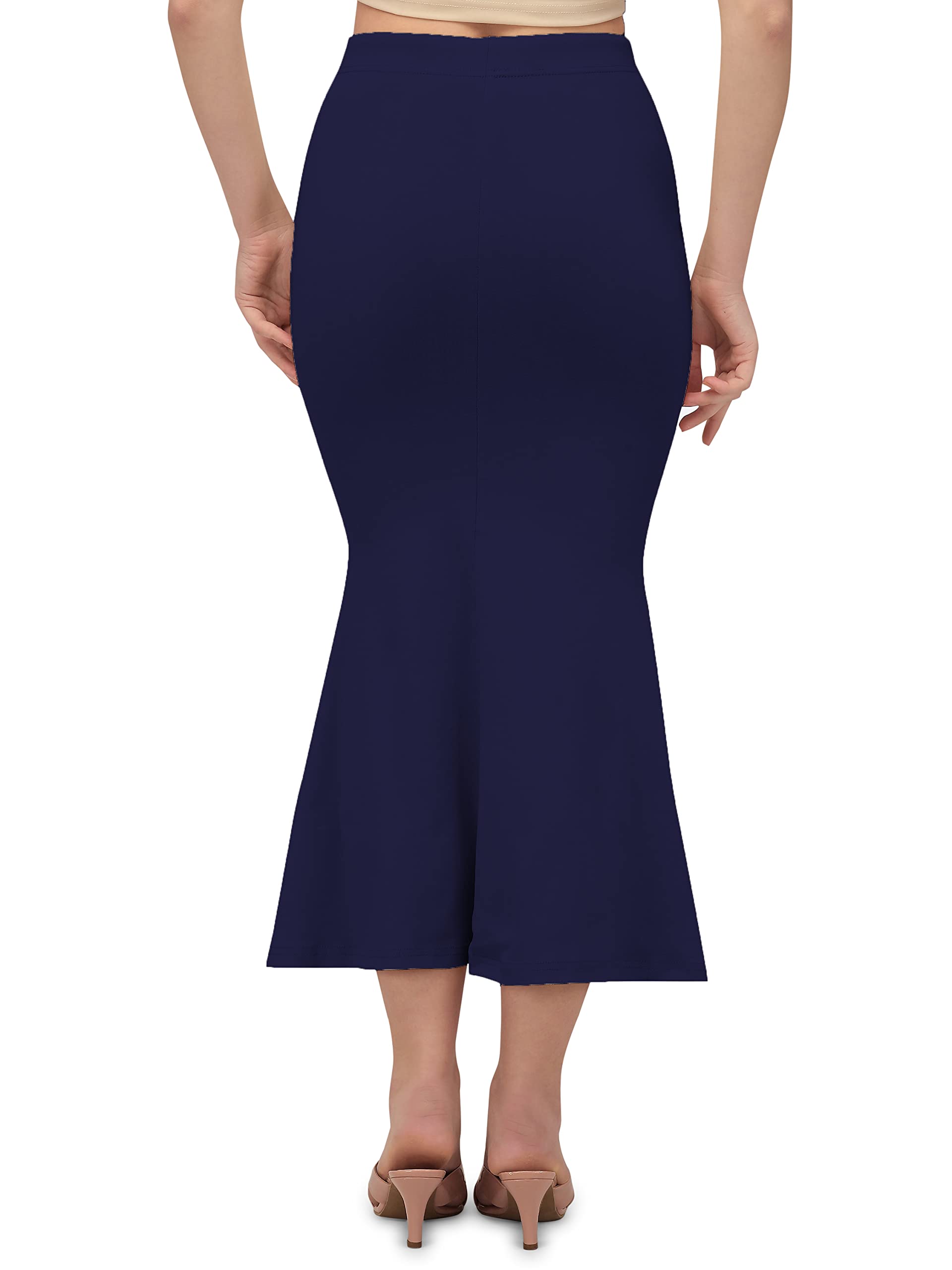 Mehrang Navy Saree Shapewear for Women - Image 4