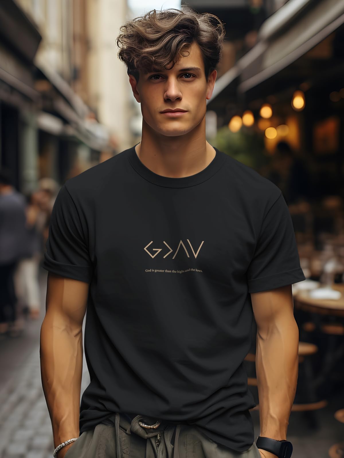 BULLMER Men's Printed Cotton T-Shirt - Image 5