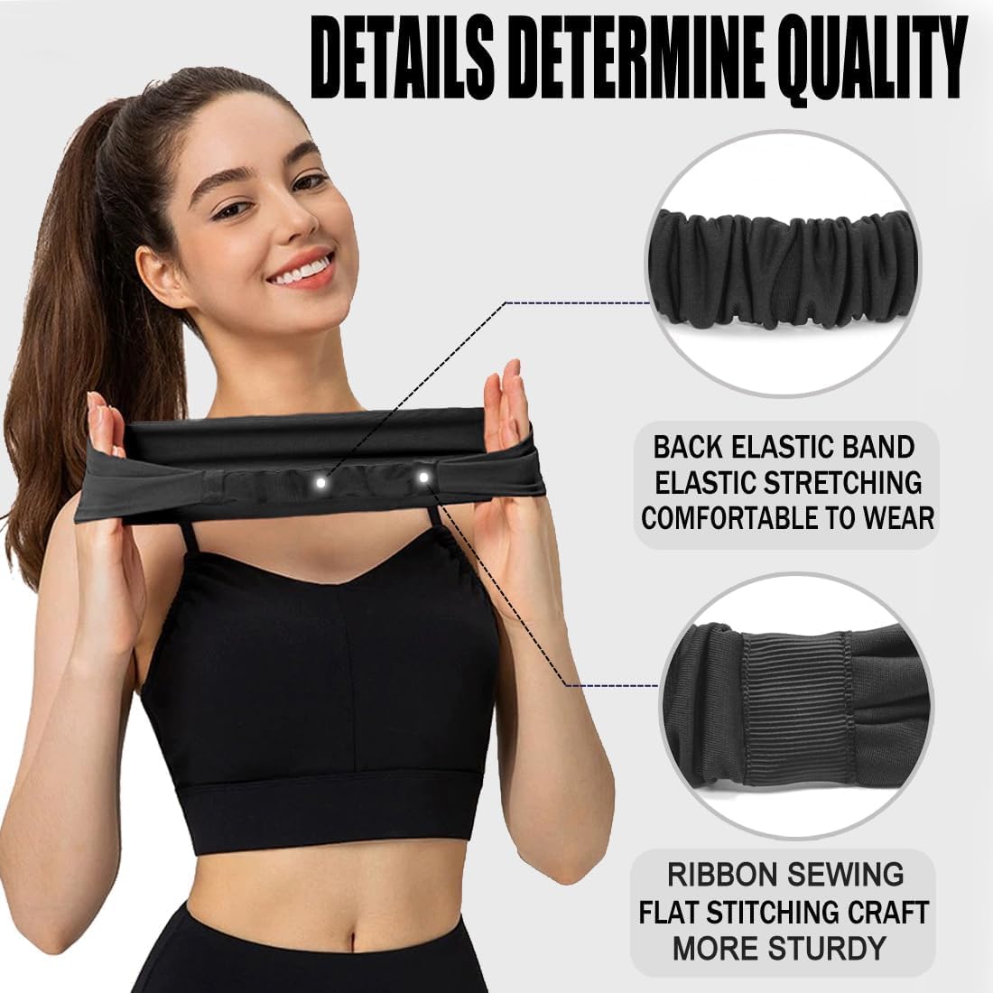 PAROPKAR Elastic Headband for Running Cycling - Image 2