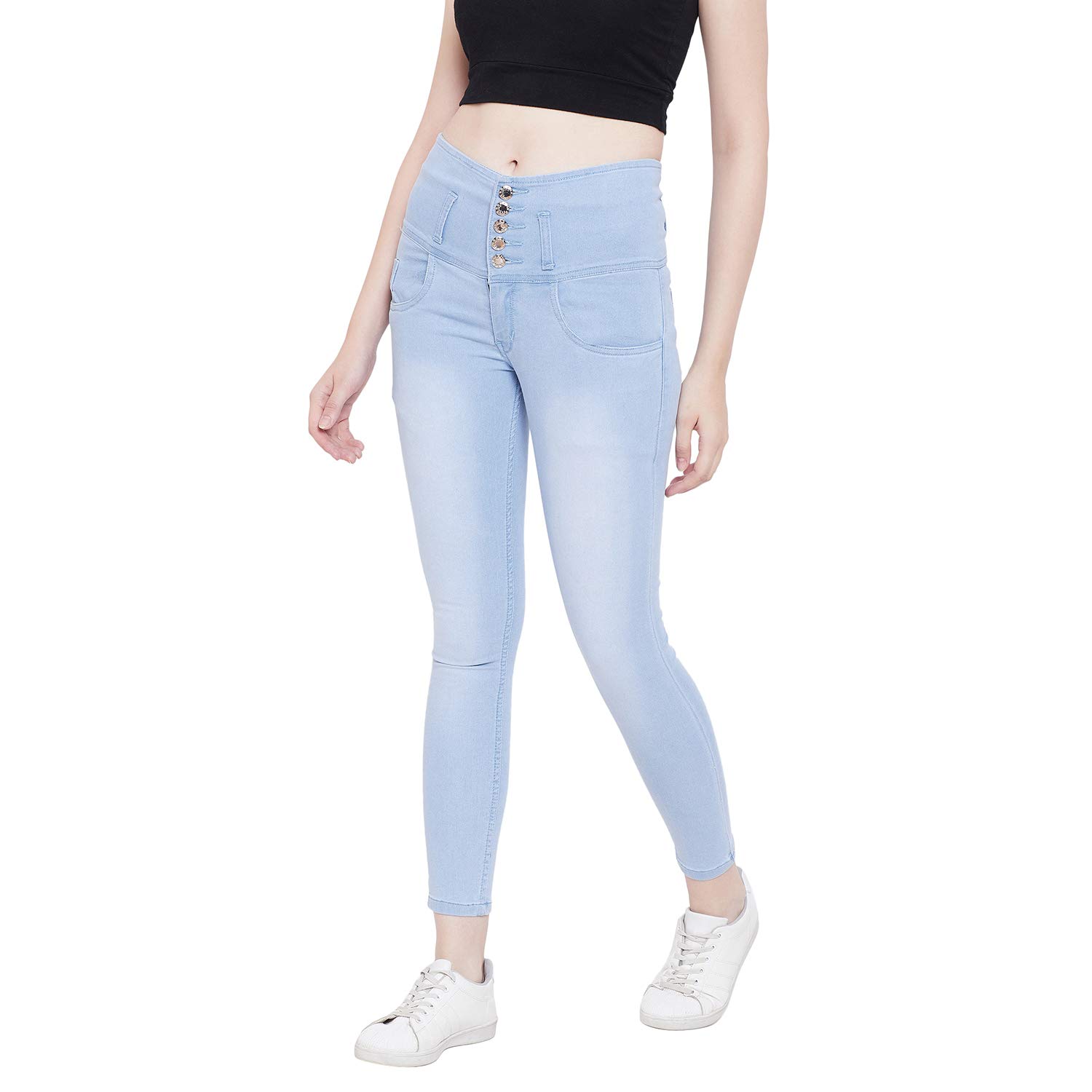 Nifty Women's Denim Jeans - Sky Blue - Image 3