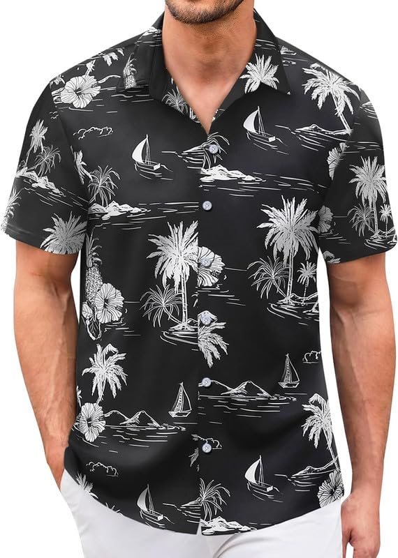 Impression Fab Floral Print Cotton Shirt for Men