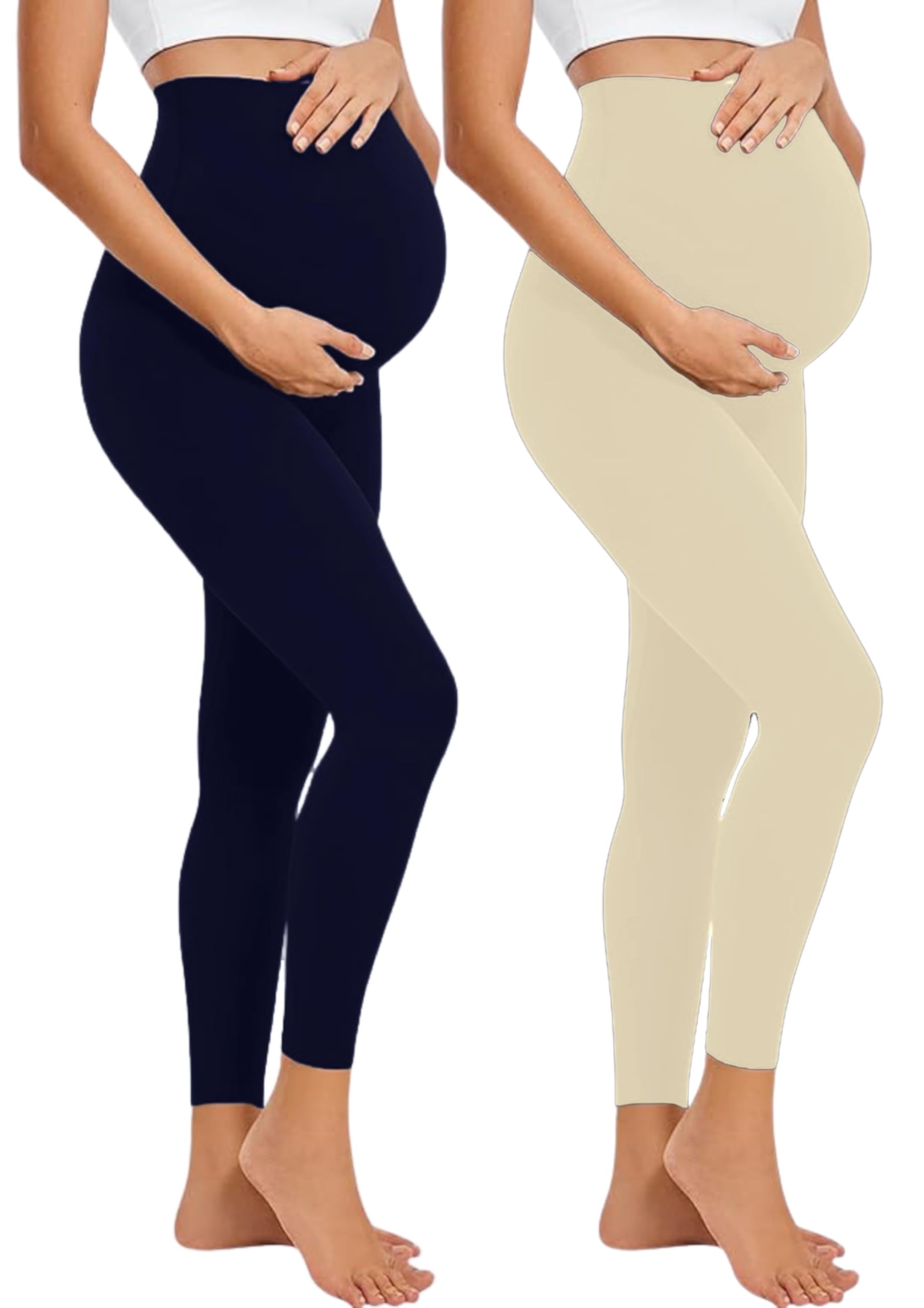 Litelooks Women's Maternity Leggings - Cotton Lycra