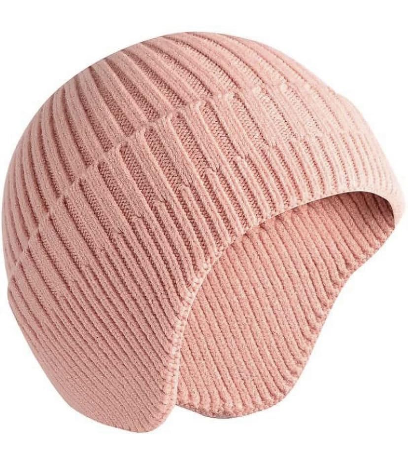 Gajraj Peach Knit Beanie Hat for Men & Women