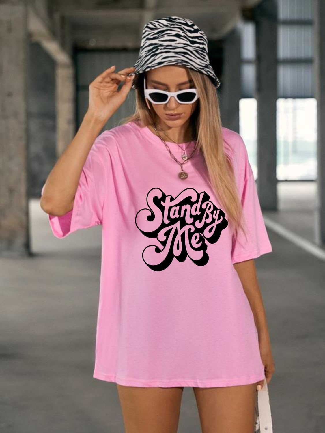 London Hills Women Oversized T-Shirt Multicolor - Image 3