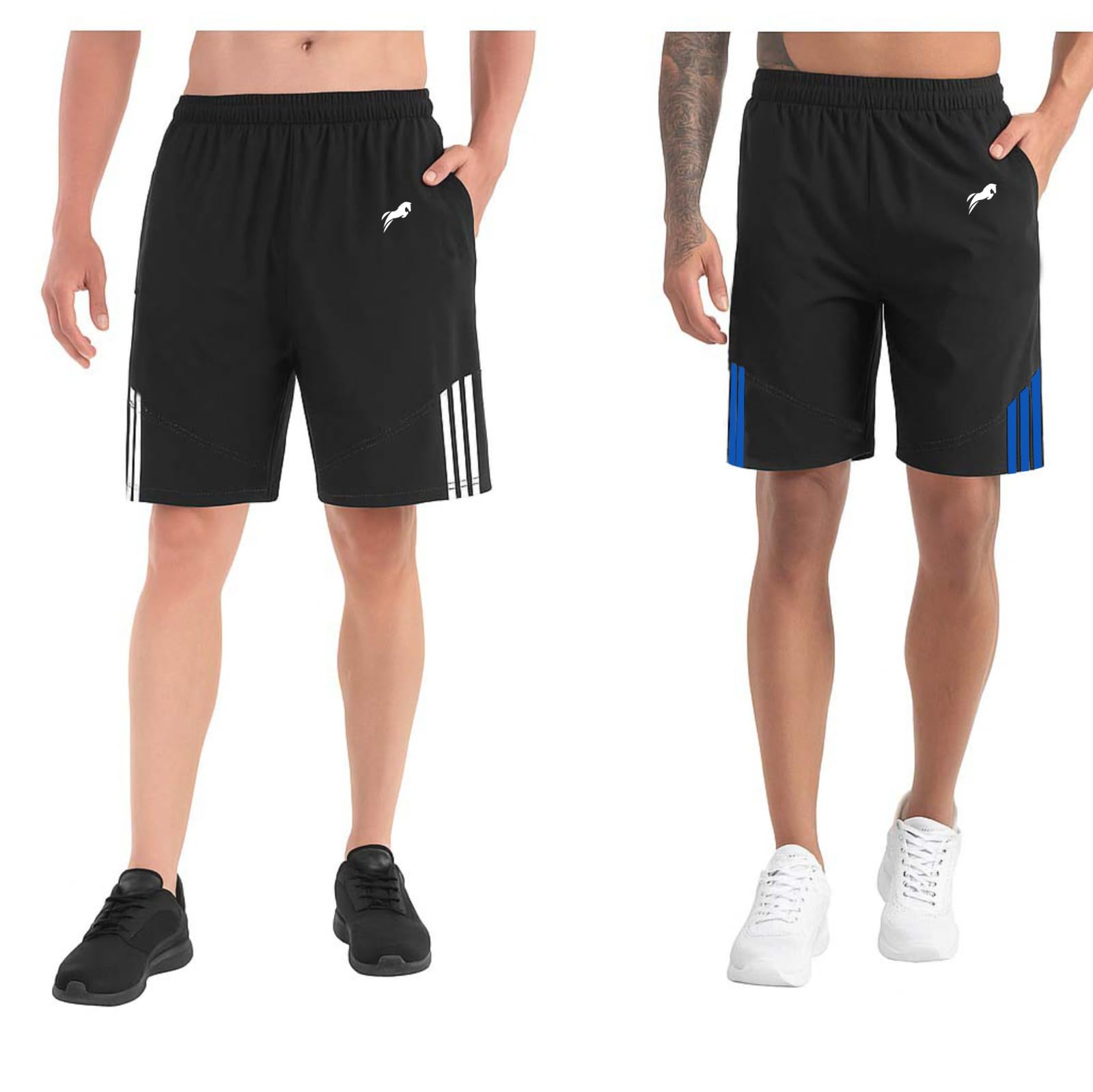 JUST RIDER Men's Athletic Sports Shorts