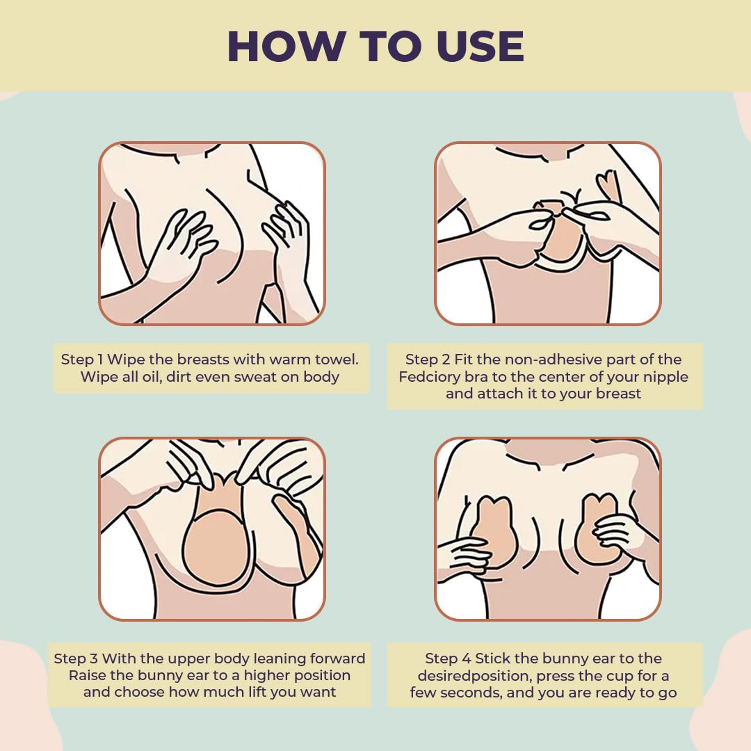 Sanfe Flix Reusable Boob Lift Cups - Nude - Image 4