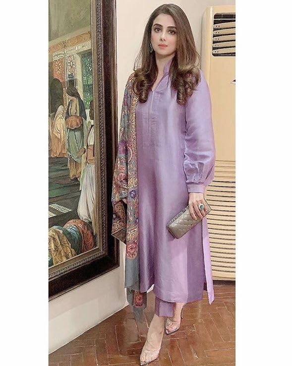 ANNI Women's Rayon Kurta with Pant & Dupatta - Purple - Image 5