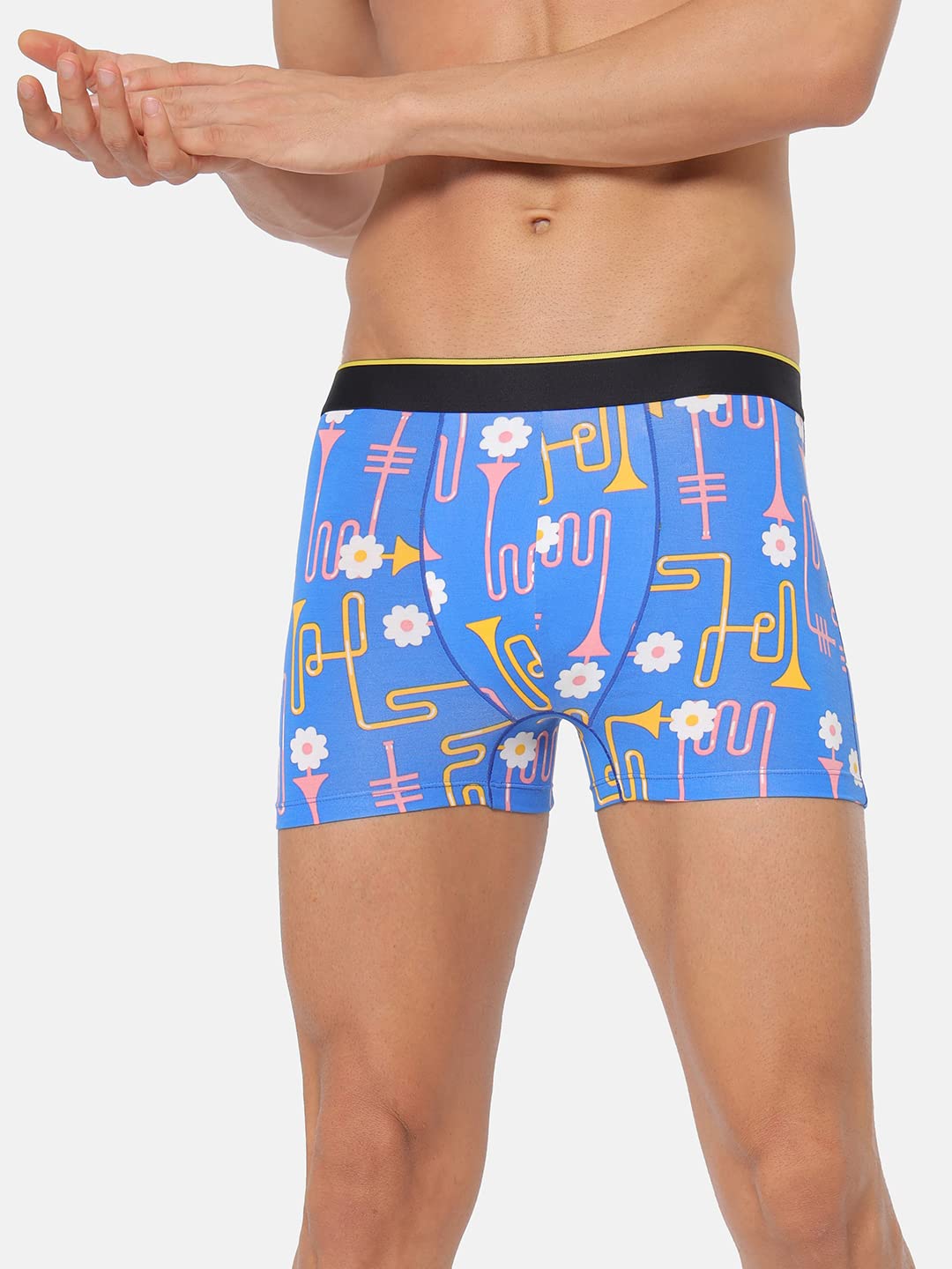 Bummer Printed Micro Modal Trunks for Men - Image 2