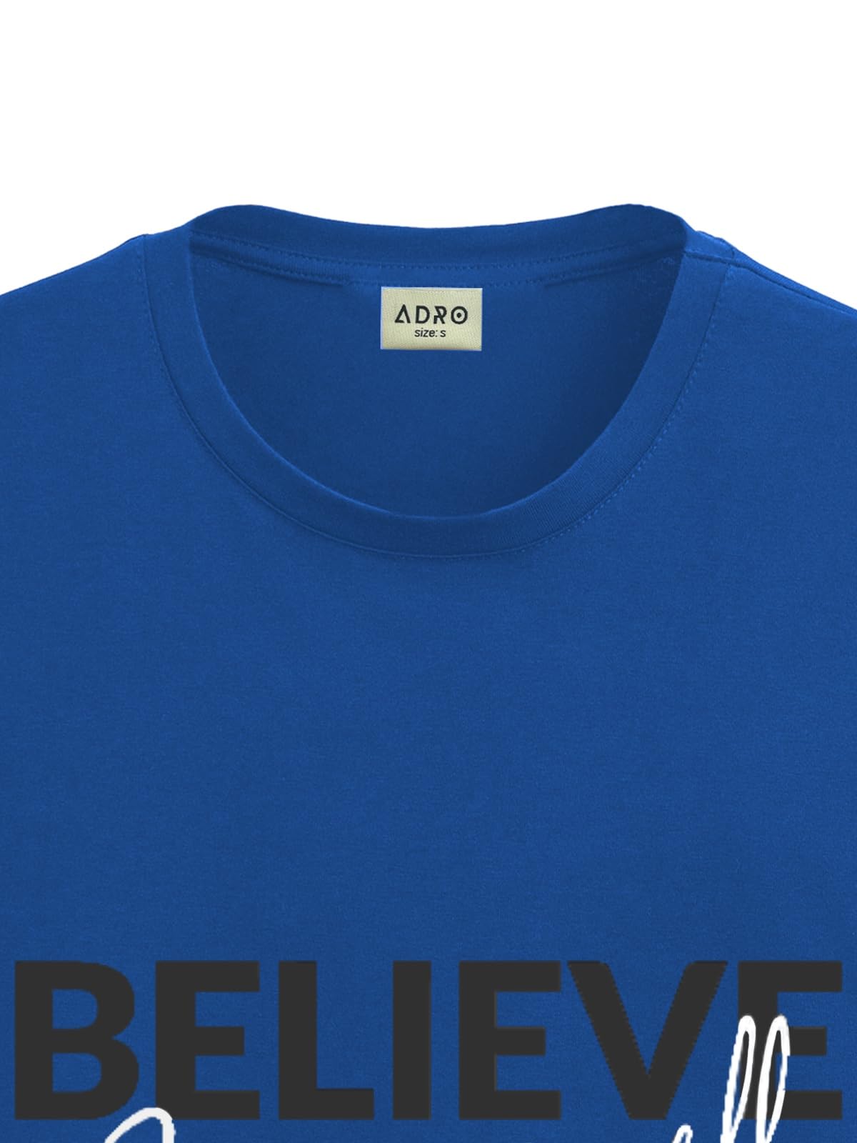 ADRO Men's Printed T-Shirt - Royal Blue - Image 2