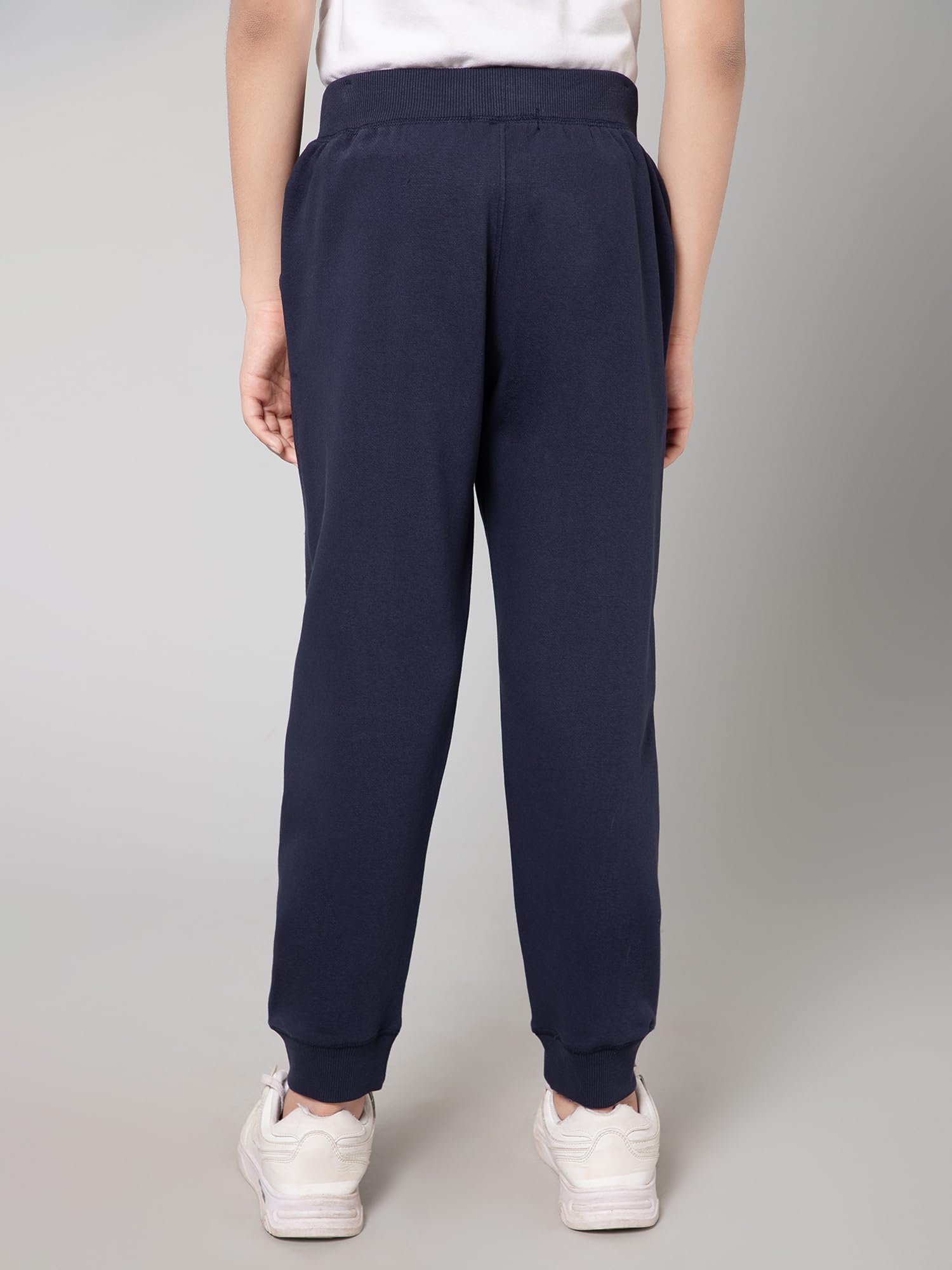 Alan Jones Boys Fleece Joggers - Navy - Image 3