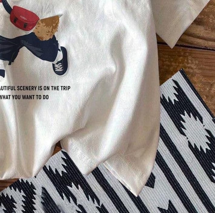 Jawdrobe Cotton Blend T-Shirt for Women - Image 5