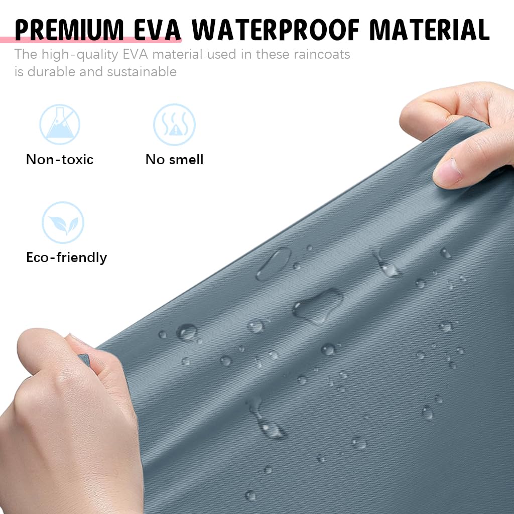 PALAY Waterproof Rain Poncho for Adults - Image 5