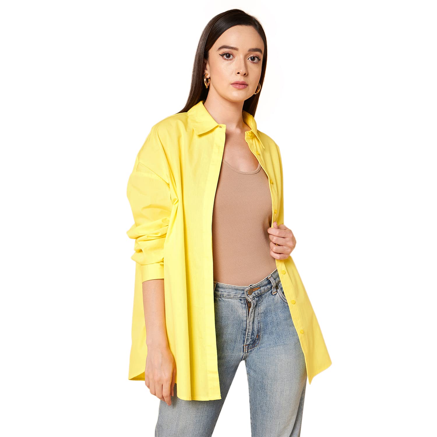 HIGH STAR Yellow Shirt for Women