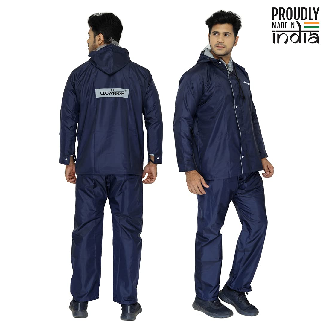 THE CLOWNFISH Polyester Rain Coat for Men - Image 2