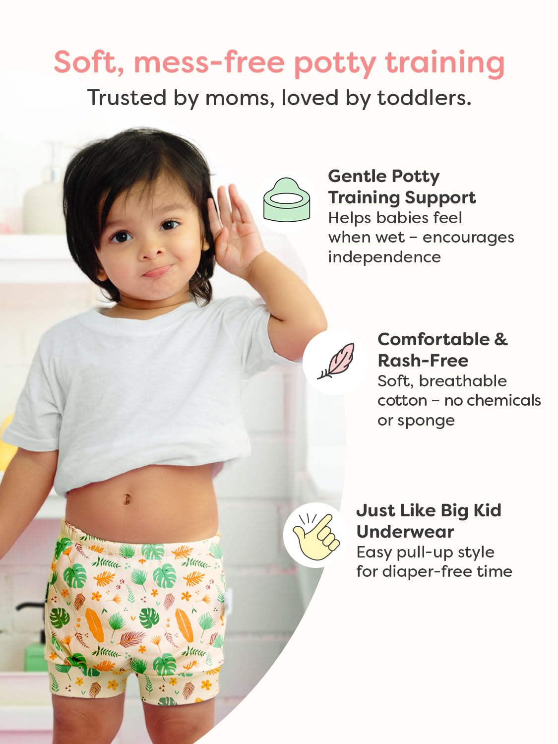 SuperBottoms Padded Underwear for Babies - Cotton - Image 3