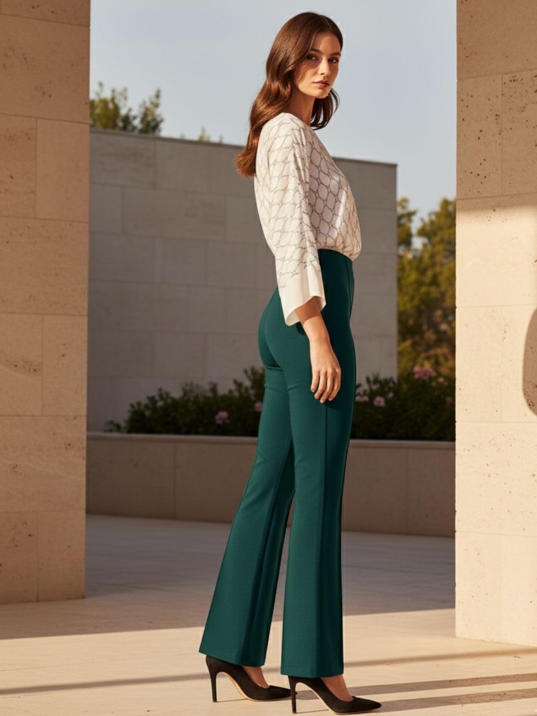 ADDYVERO Women Parallel Trouser - Green - Image 5