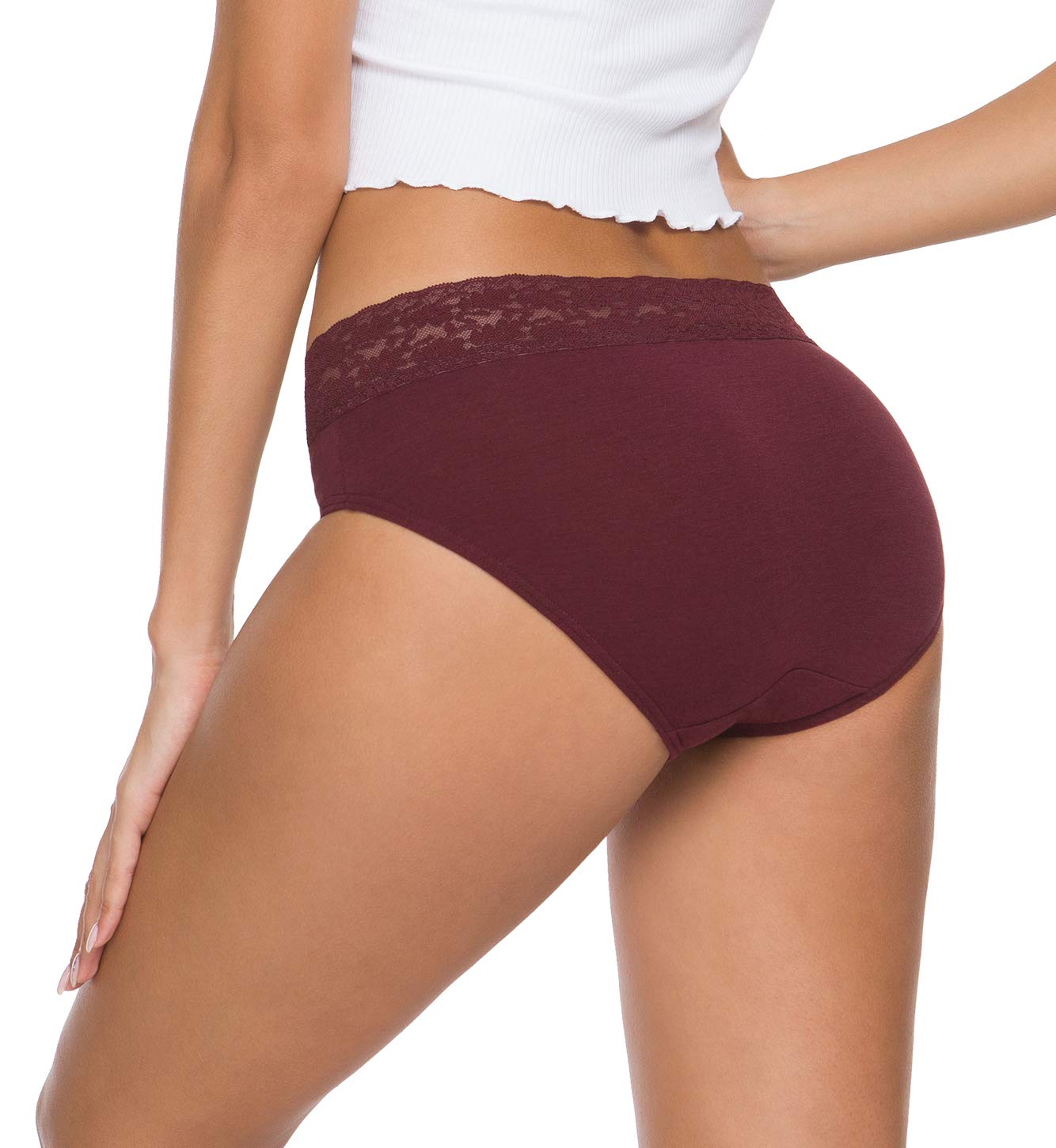 Wealurre Cotton Lace Panties for Women - Multicolor - Image 4