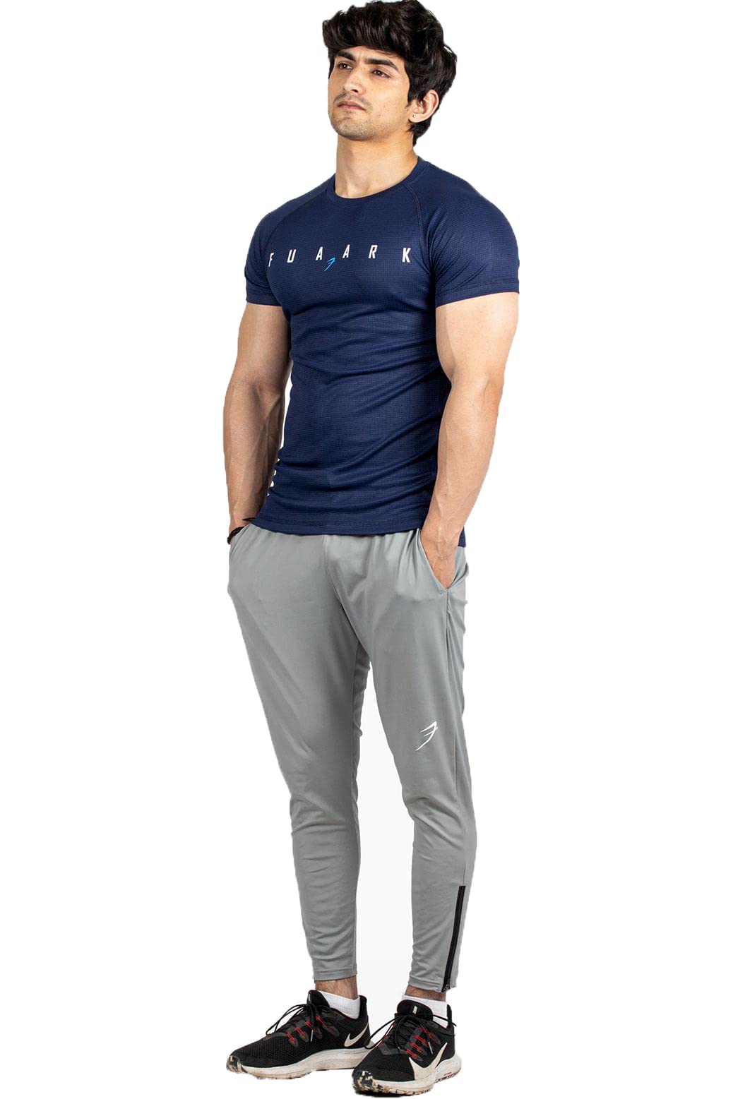 GarbGlide Men's Sports T-Shirt - Navy - Image 5