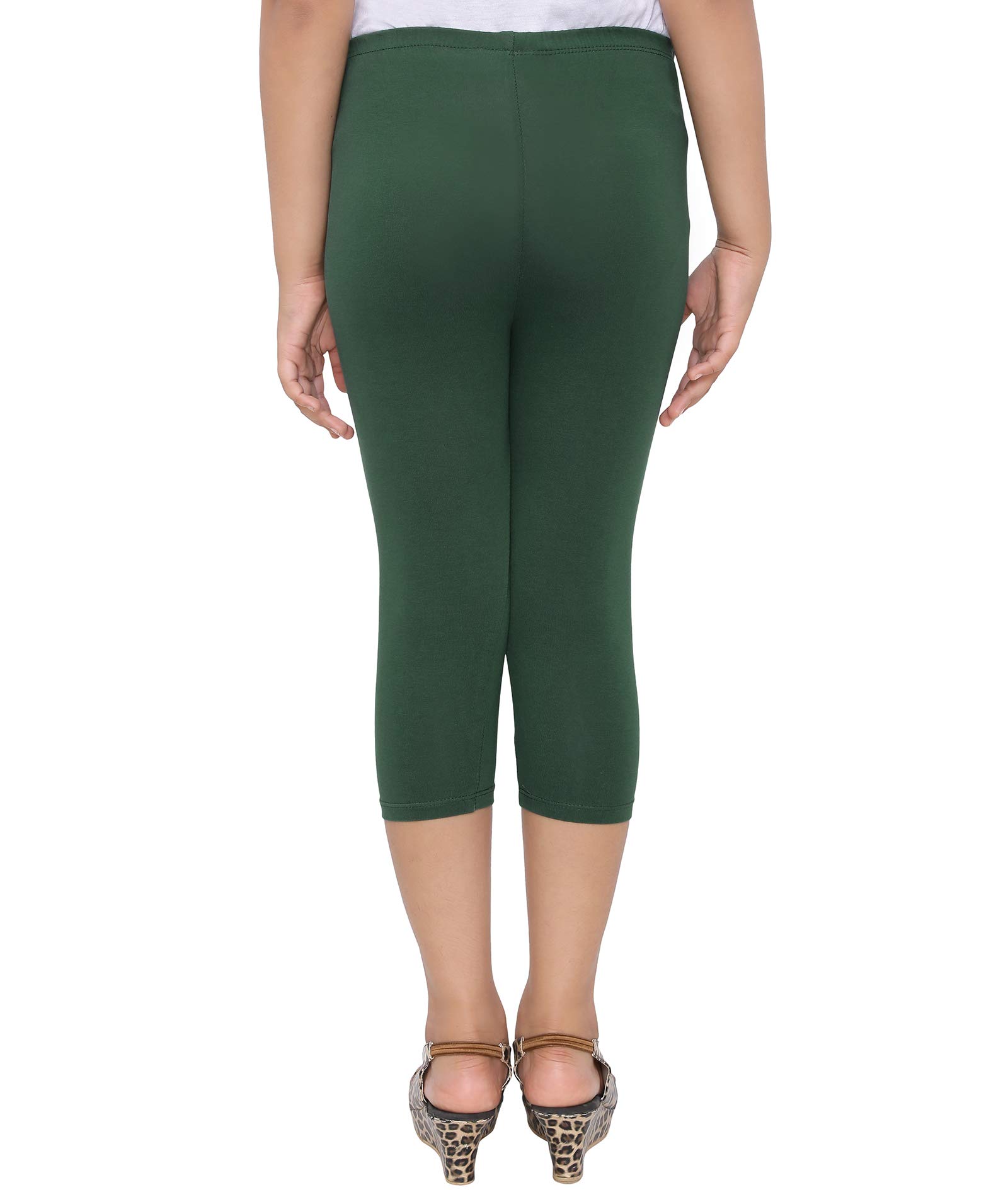 Robinbosky Girls Capri Leggings - Green - Image 5