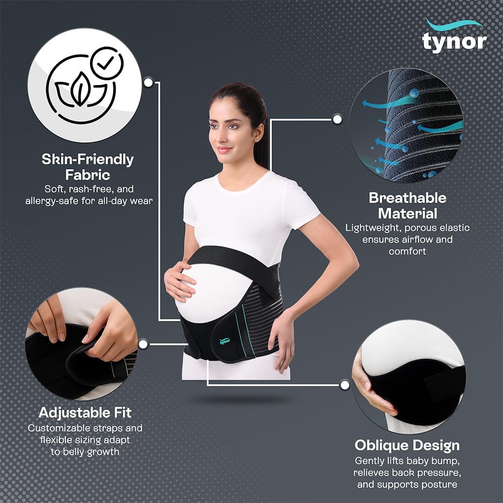 TYNOR Pregnancy Support - Black - Image 3