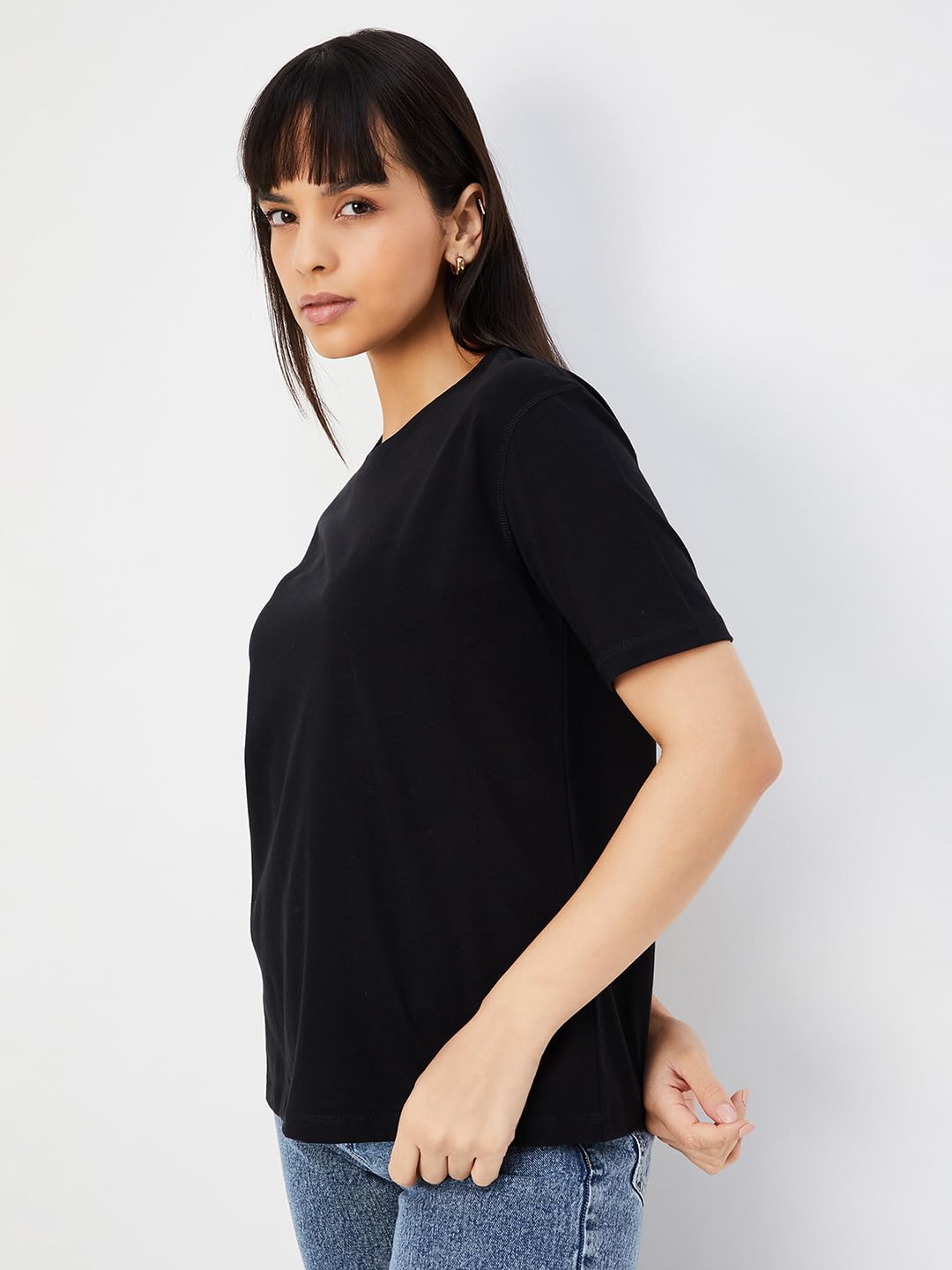 Max Cotton Women's T-Shirt - Black - Image 2