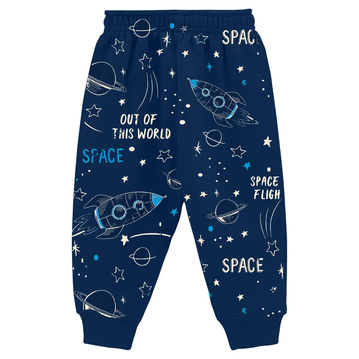 Kuchipoo Boys Multicolor Cotton Pyjama Set - Image 3