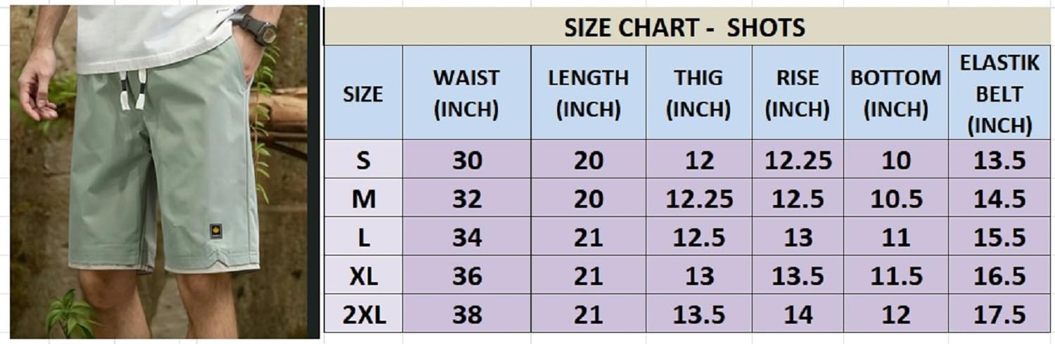 Lymio Men Cotton Casual Shorts - Image 5