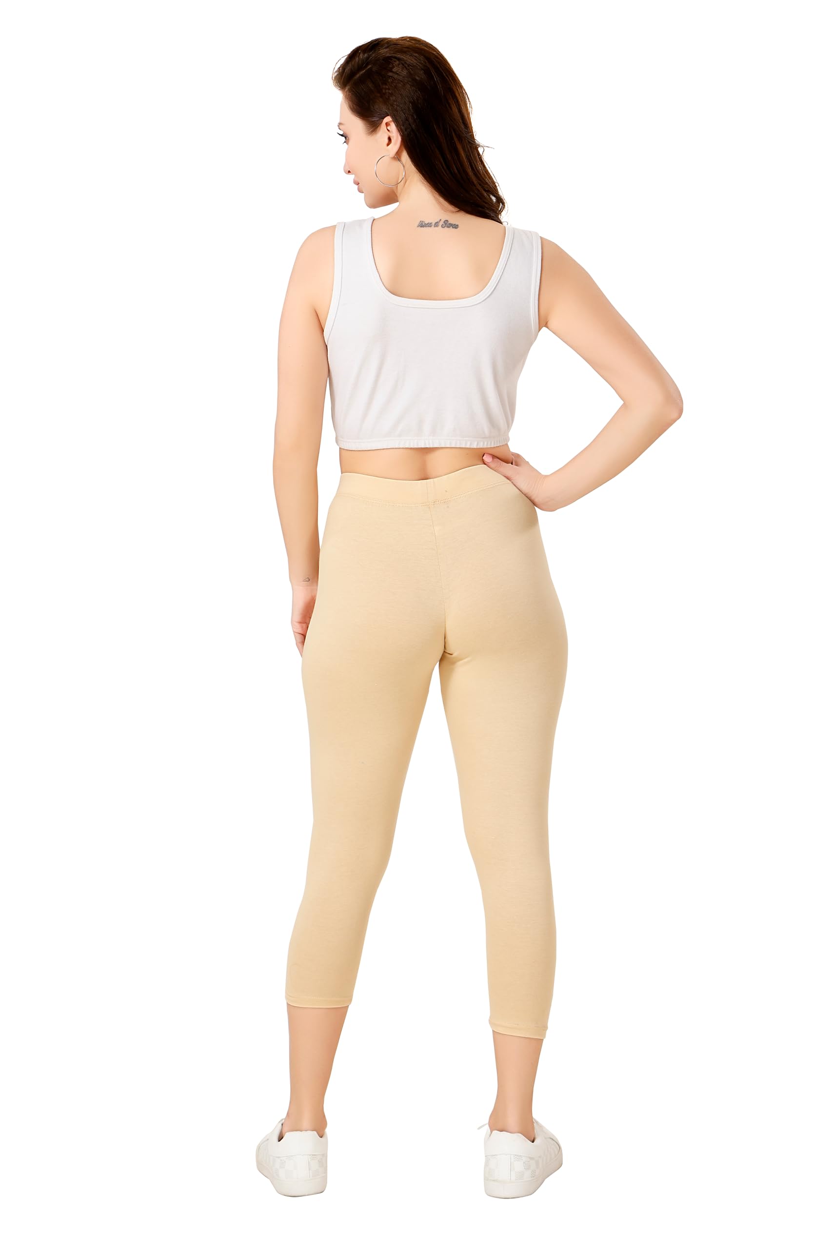 TRASA Mid-Rise Skinny Fit Cotton Trousers - Image 4