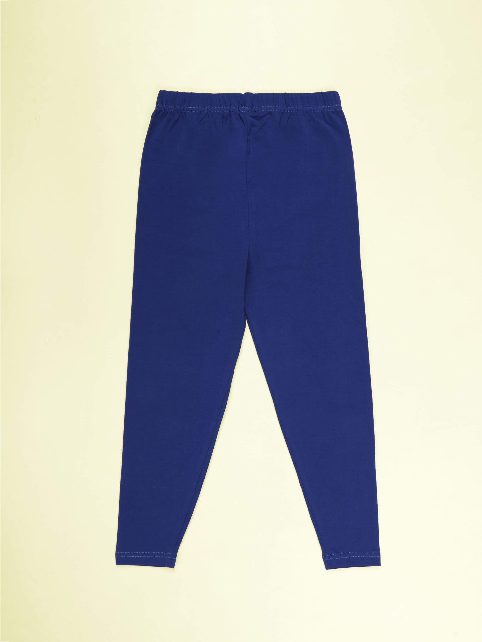 KiddoPanti Girls Cotton Legging - Royal Blue - Image 4