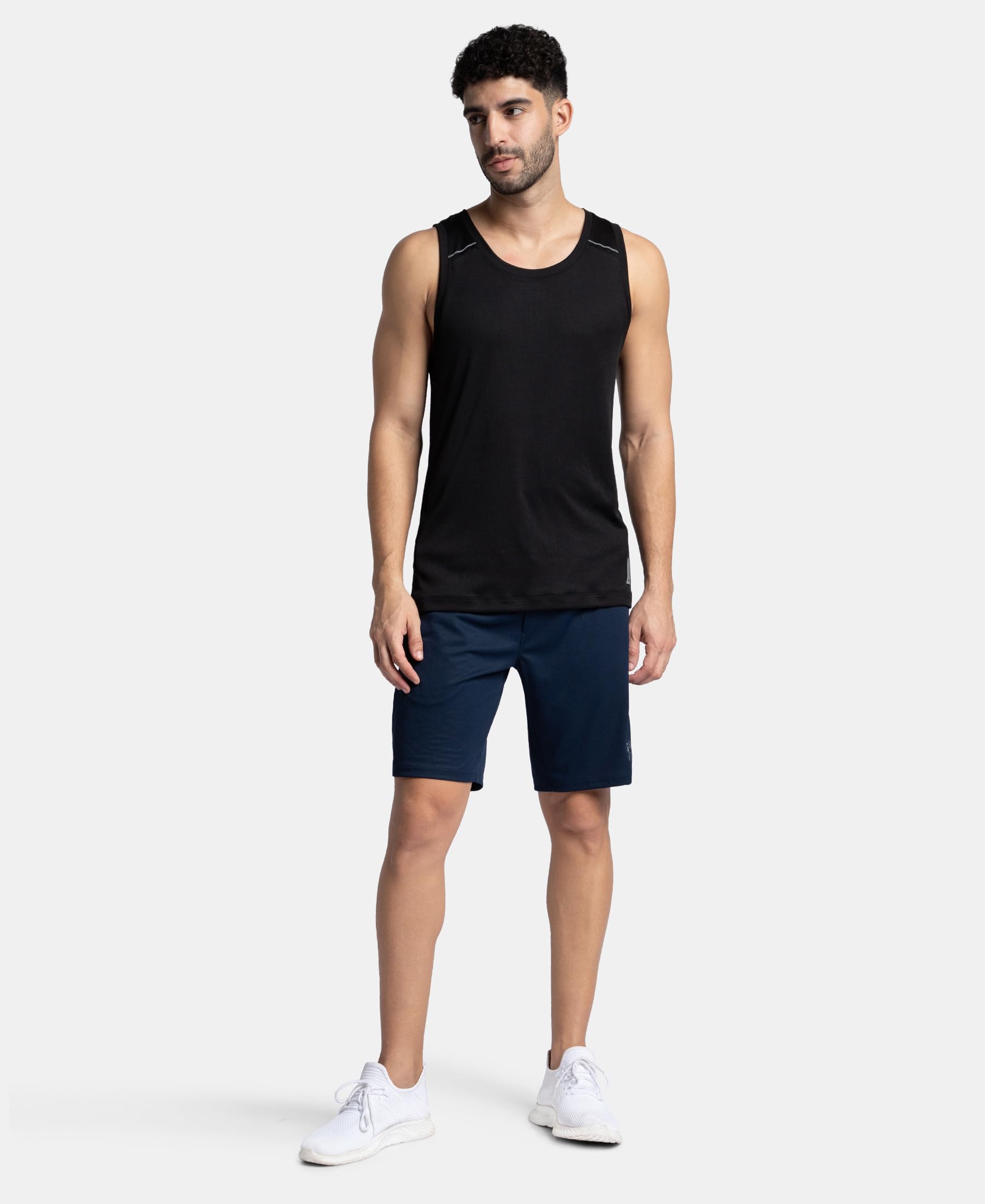 Jockey Men's Lightweight Microfiber Tank Top - Black - Image 4